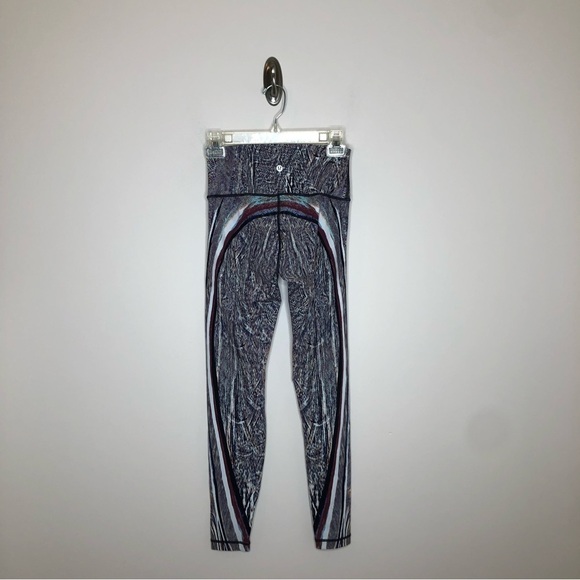 Lululemon Wunder Under High Rise Full Length Tight Polychromatic Nulux 28" 6 - Picture 6 of 7